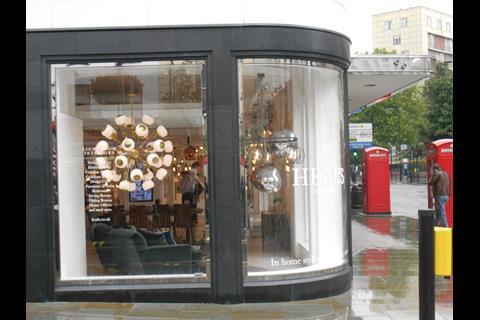 The new Heal's lighting store in London's Westbourne Grove